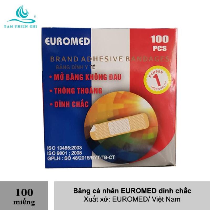 Băng cá nhân EROMED hộp 100 miếng
