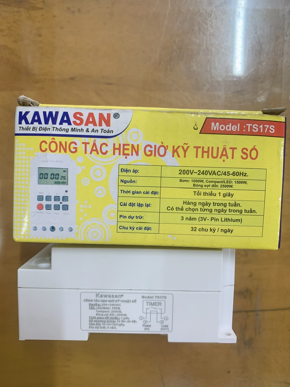 CÔNG TẮC HẸN GIỜ KỸ THUẬT SỐ TS17S