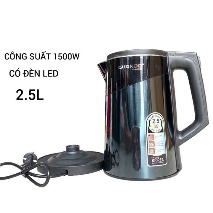 Ấm siêu tốc cuckoo kiểu mới gd-st29,ấm,bình đun nước siêu tốc an toàn công nghệ hàn quốc dung tích 2.5l - công suất 1500w.bảo hành 12 thángmua ngay .ấm đun siêu tốc lock and lock.