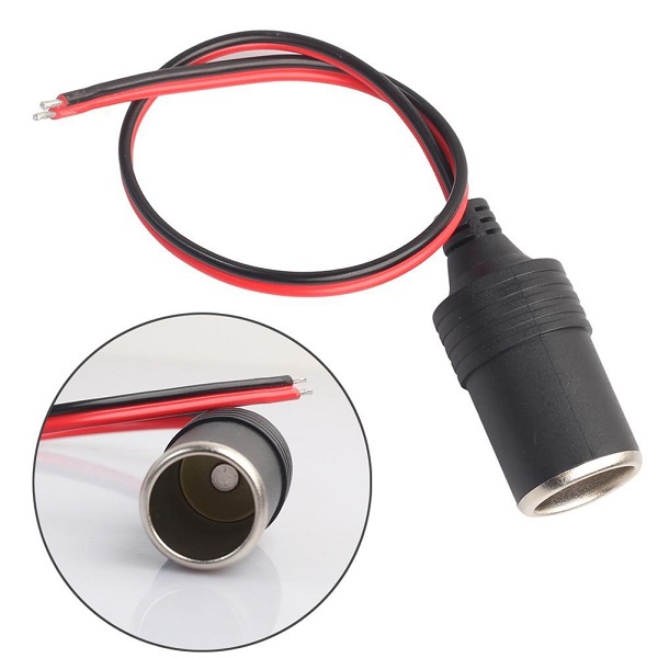 Đầu Cái Ổ Cắm Tẩu Sạc 12-24V 120W Chất Liệu Cao Cấp Cứng Cáp