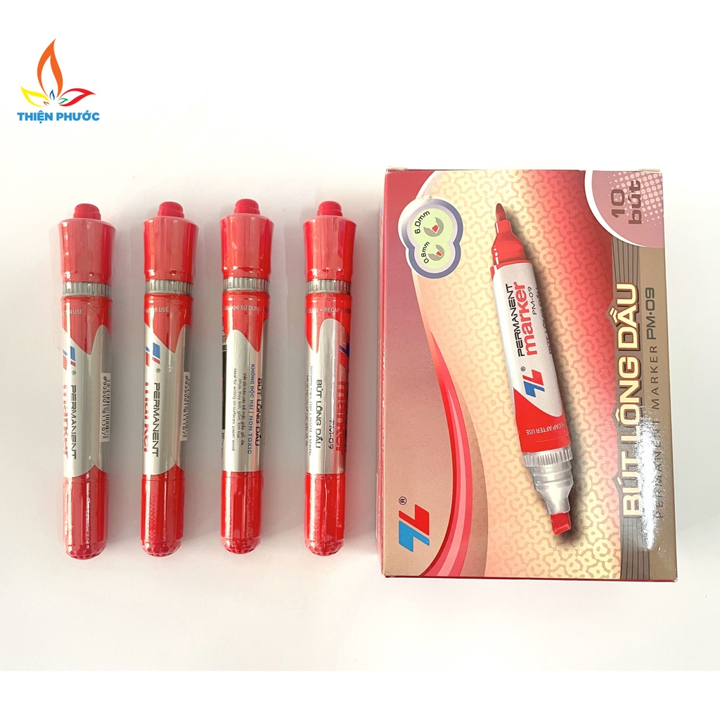 Bút lông dầu Thiên Long PM09 [Hộp 10 cây] THIỆN PHƯỚC