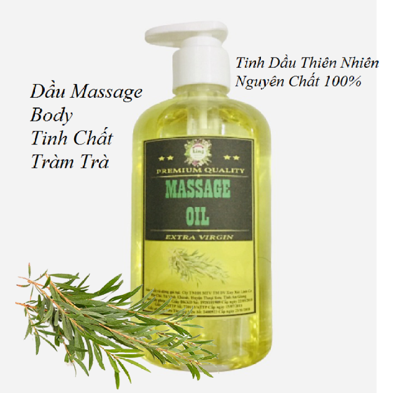 Dầu Massage Body Tinh Dầu Tràm Trà Thiên nhiên 100% 500ml-1000ml dùng cho mọi loại da cao cấp