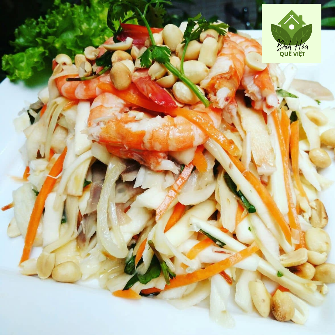 Củ Hủ Dừa Bến Tre Sấy Khô - Đặc Sản Gói 100g