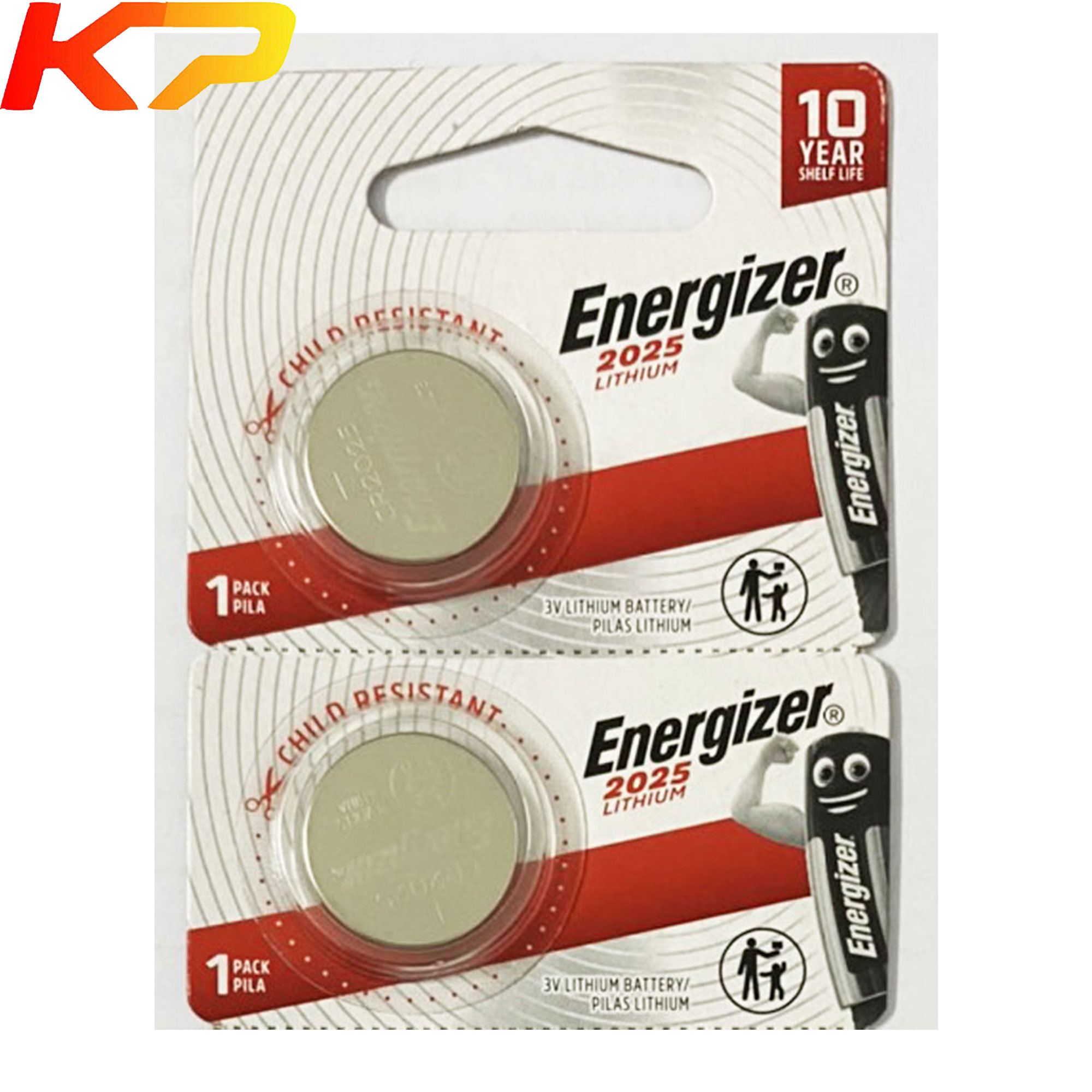 [HCM]Vỉ 5 Pin CR2025 Energizer lithium 3V - Chính hãng Energizer