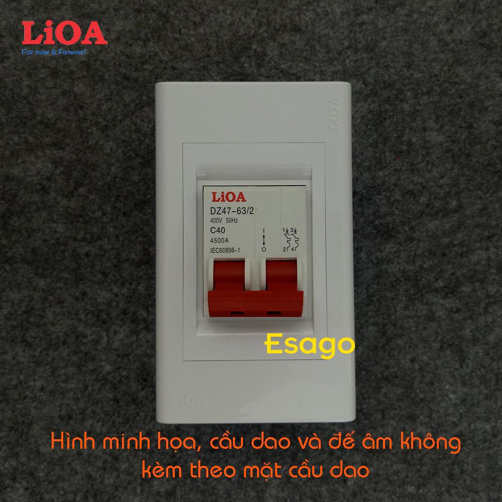 Mặt cầu dao đôi MCB LiOA