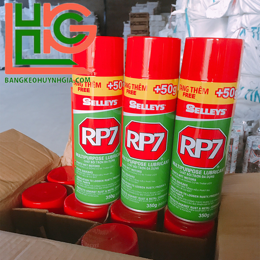 CHAI XỊT SELLEYS RP7 LỚN 350G, bình dầu chống gỉ rỉ sét, vệ sinh kim loại