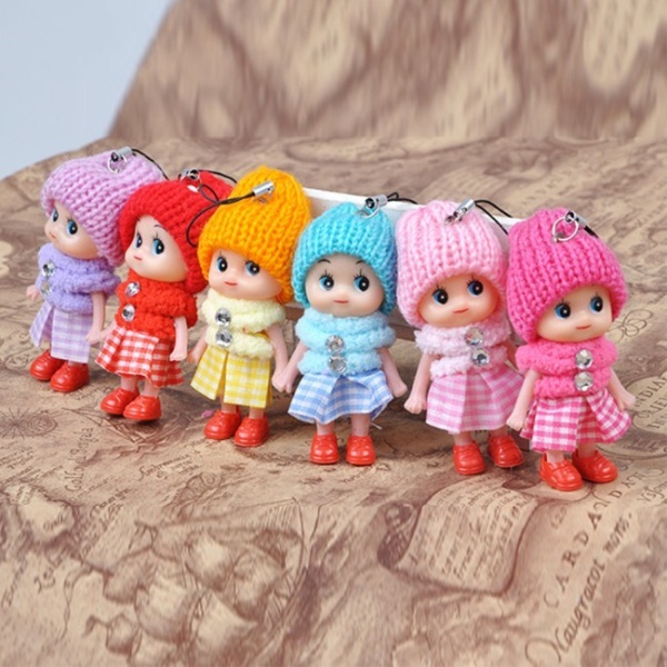 Móc Khóa Búp Bê Chibi Dễ Thương Xinh Xắn 8cm