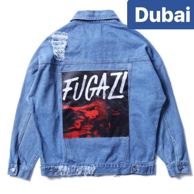 ÁO KHOÁC JEAN NỮ CHỮ FUZAZ! SAU LƯNG PHONG CÁCH TREND DB- DUBAI FASHION