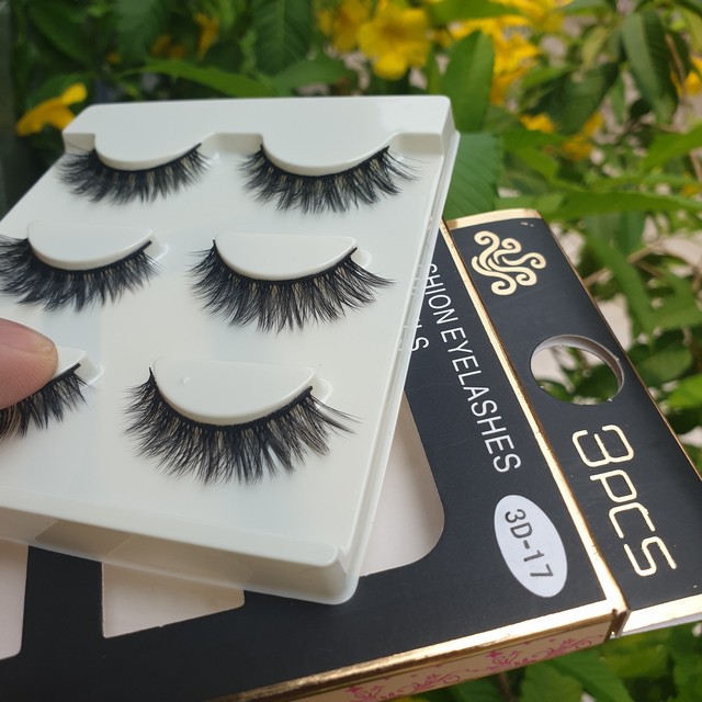 [HCM]Mi giả lông chồn 3D - Mi Chồn 3PCS 1 bộ 3 cặp cao cấp