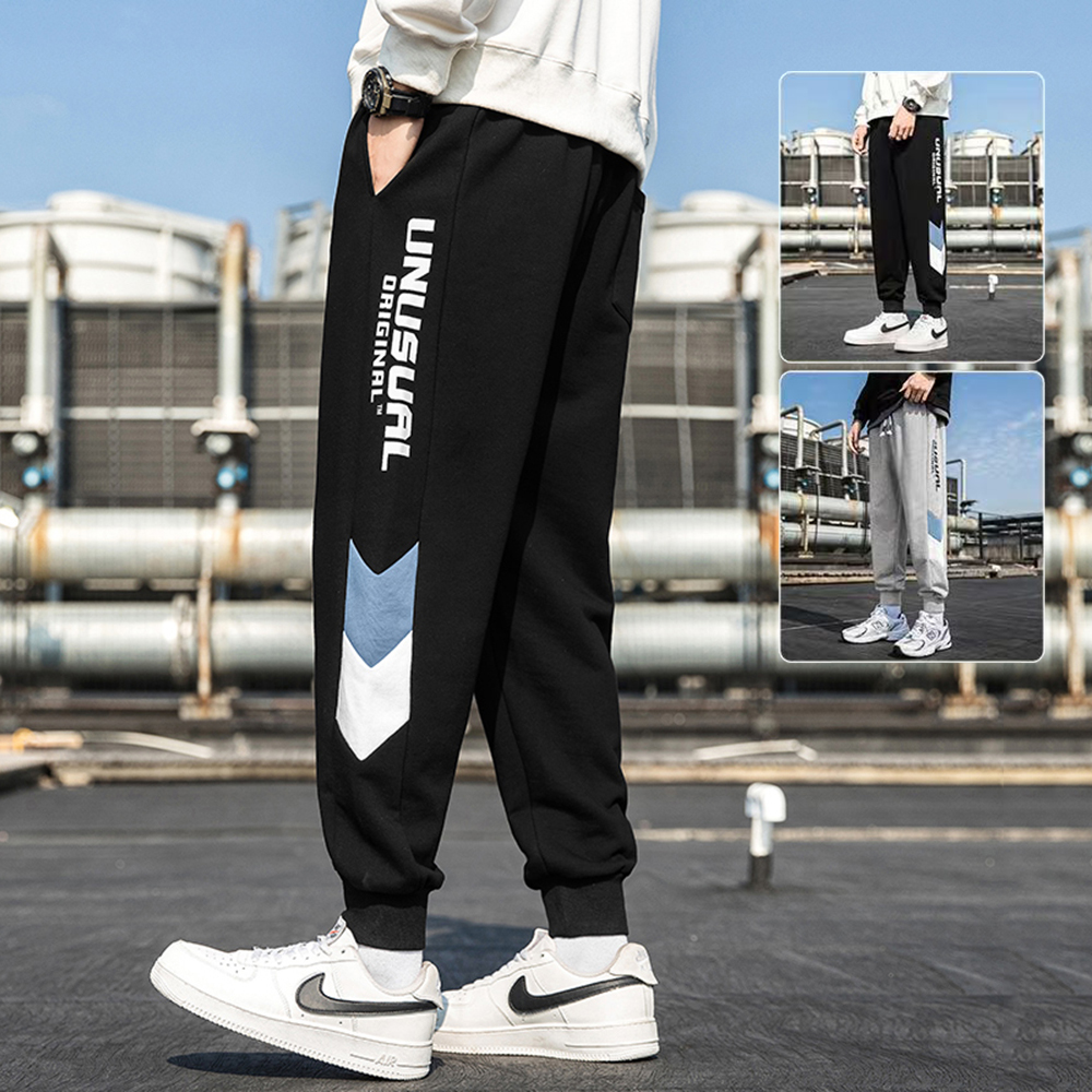 Quần JOGGER Túi Phối Chữ Sọc Sườn Và Họa Tiết Mũi Tên Nổi Bật Cá Tính Thời Trang 4MENHN JOGGER NAM 9000086