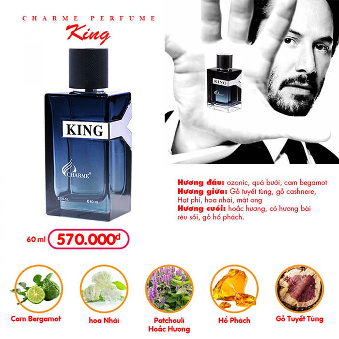 NƯỚC HOA NAM KING 60ml