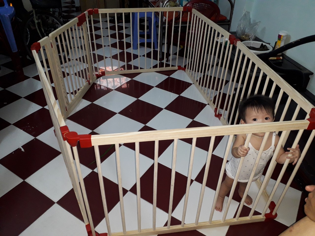 Cũi 5D Playpen 6 Cánh