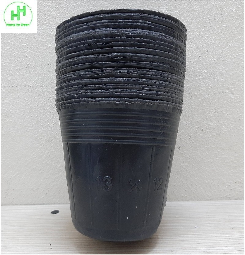 1Kg Chậu nhựa mềm ươm cây 13x12 - bịch, túi bầu ươm cây 13x12; 1kg = khoảng 330 - 350 chiếc