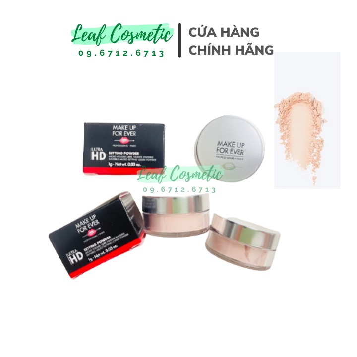 Phấn phủ bột kiềm dầu hạt siêu nhỏ make up forever ultra hd