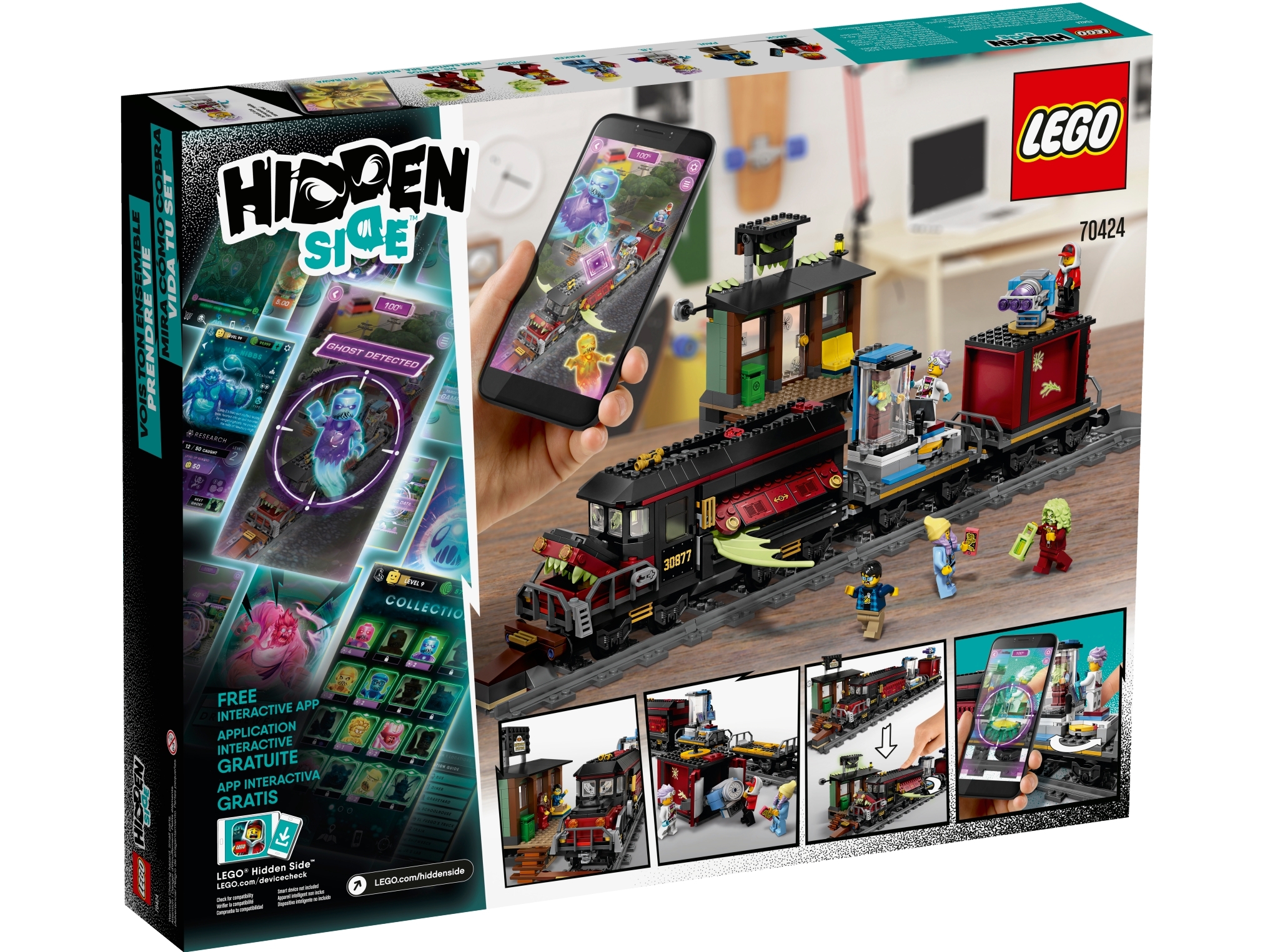 [HAPPY BRICKS] - LEGO  HIDDEN SIDE - 70424 - GHOST TRAIN EXPRESS - CHUYẾN TÀU MA QUÁI