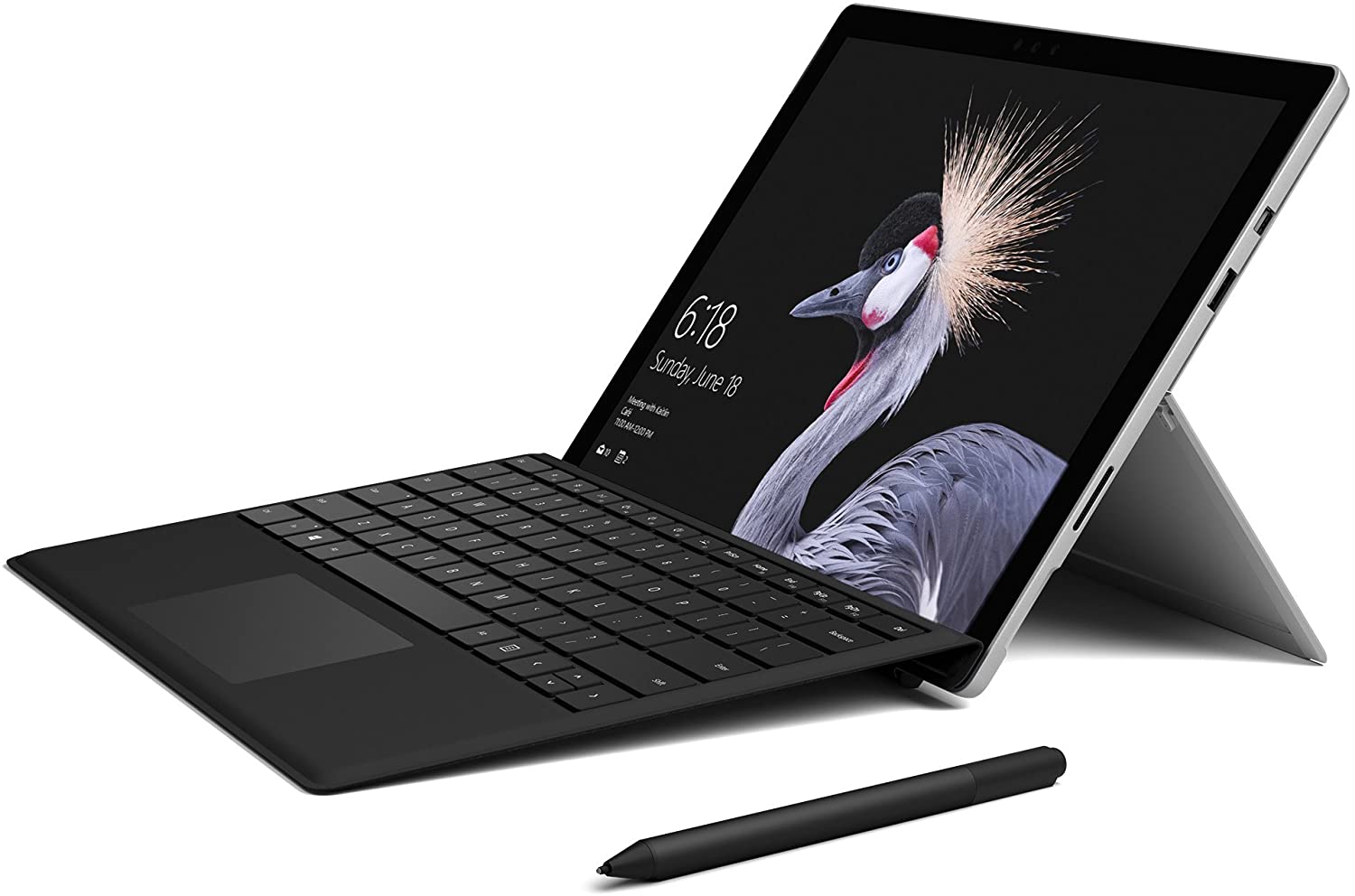Bàn Phím Type Cover Surface Pro 3,4,5,6,7,7plus Đen - Like New 99%