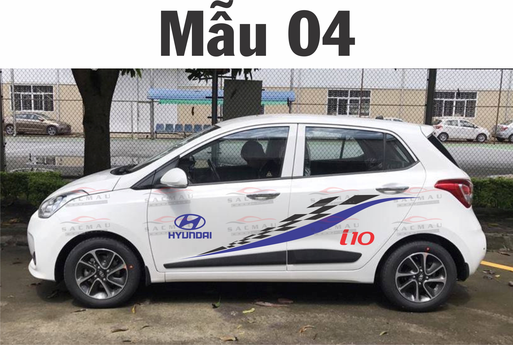 Tem dán xe Hyundai Grand I10