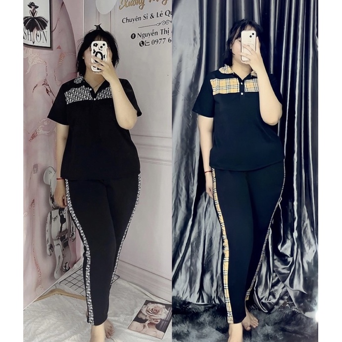 Bộ Mặc Nhà Bigsize 67Kg-95Kg( Sét Trụ Quần Dài)