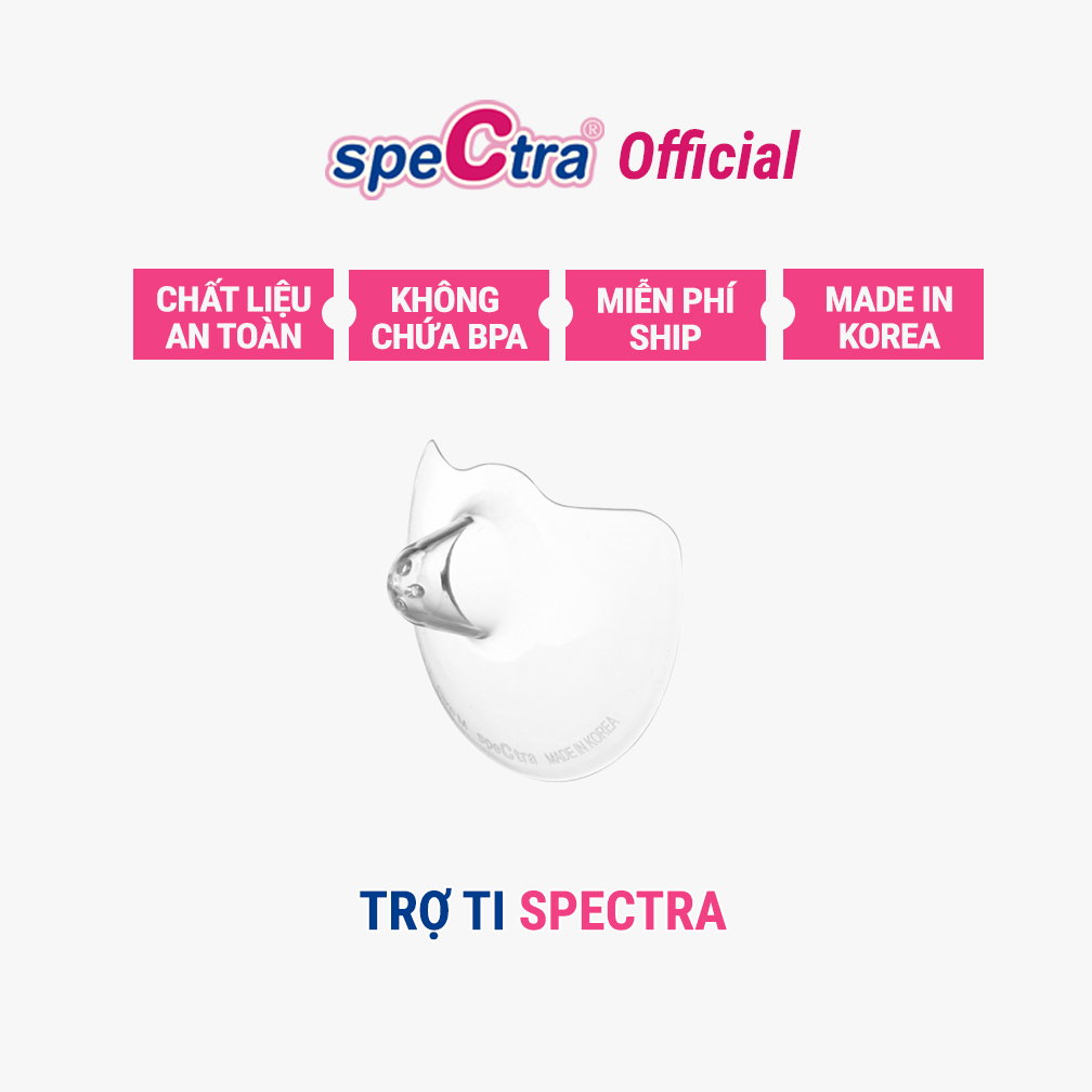 Trợ Ti Spectra - Silicone, Bảo Vệ Bầu Ngực Mẹ, Hàng Chính Hãng (02 Chiếc/ Set)