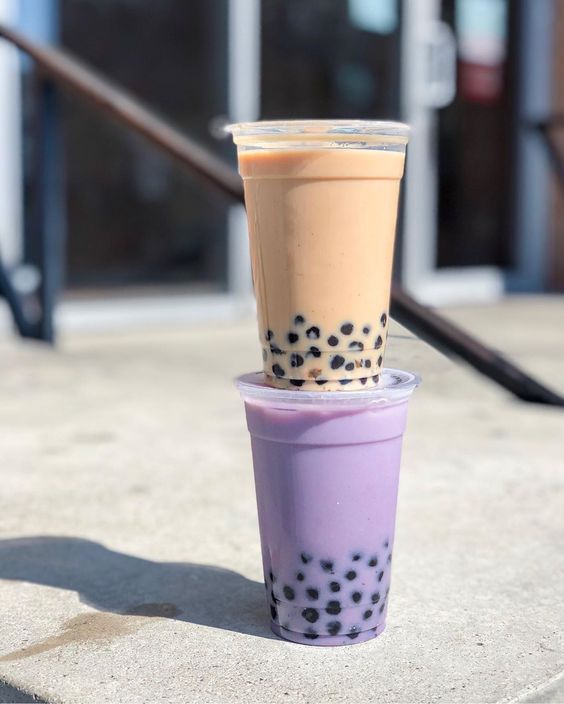 (200g)Bột Trà Sữa Vị Khoai Môn PHA SẴN SIÊU NHANH. DATE MỚI