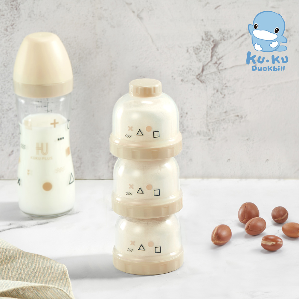 Hộp chia sữa 3 ngăn KU-Plus