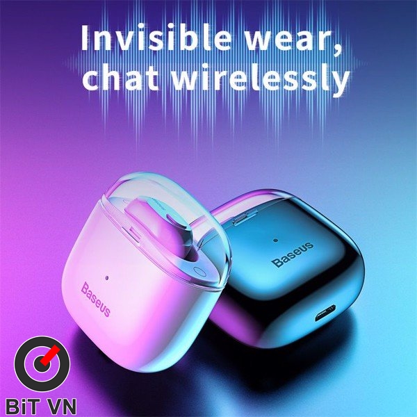Tai nghe Bluetooth Baseus Encok Wireless Earphone A03 (Bluetooth V5.0, Voice Assitant, Charging Case, Waterproof) - BiT VN