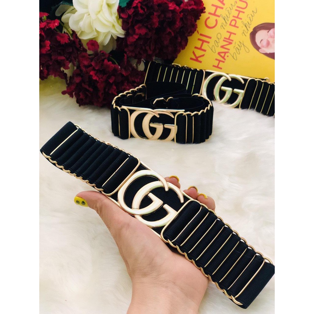 Đai váy nịt thun co giãn G KẾT 4cm