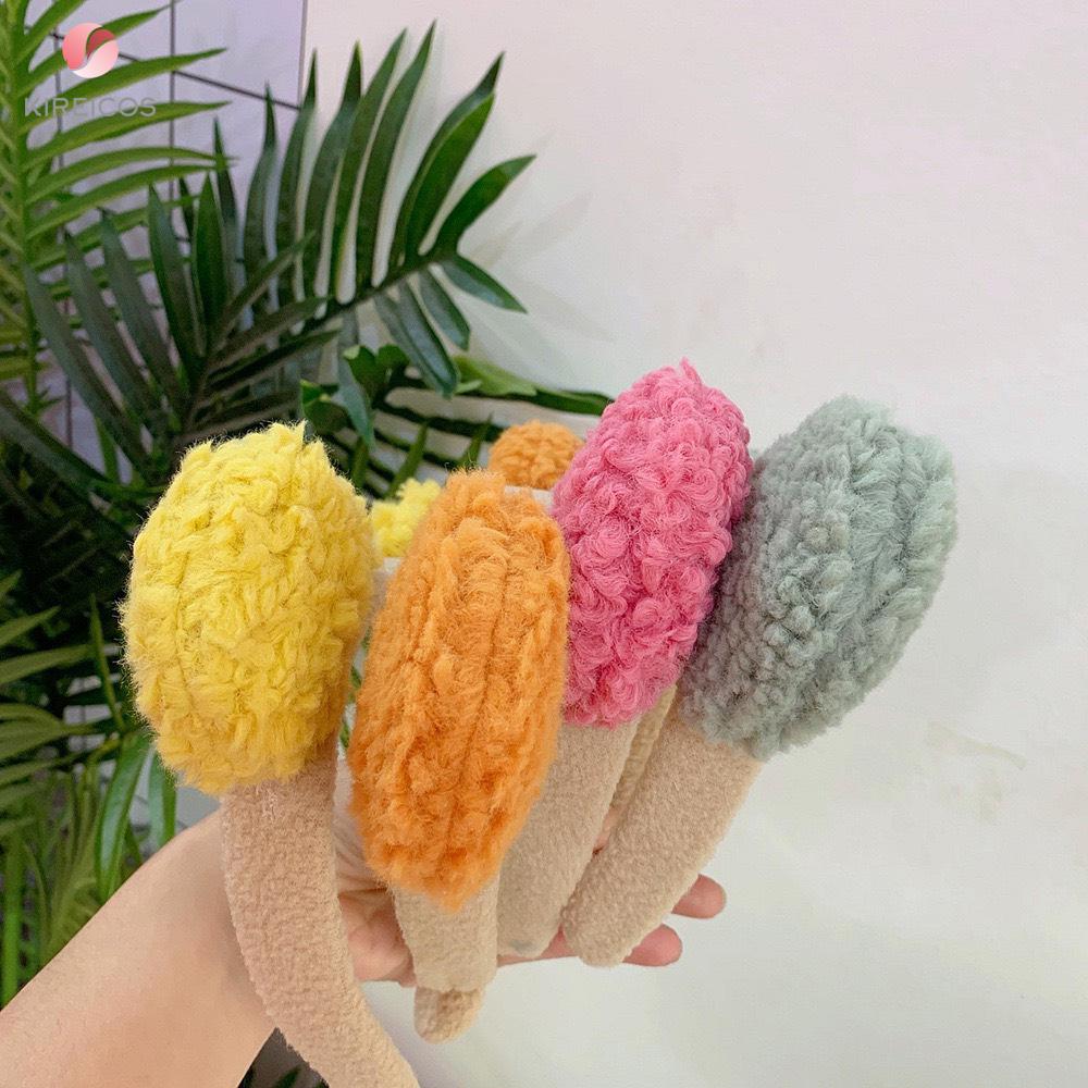 Cài Tóc Tai Gấu Lông Xù Siêu Cute