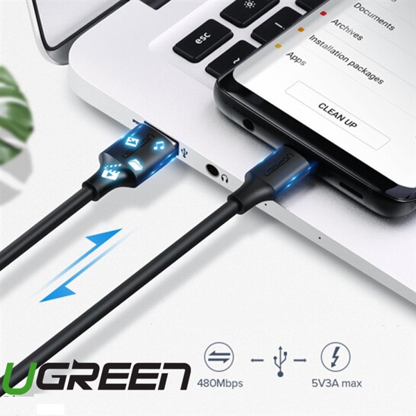 Cáp USB to USB-C Data Cable, Dài 1.5m - UGREEN 60117