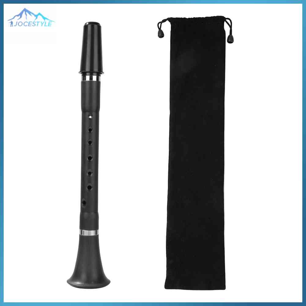 Mini Pocket Bb B Flat Clarinet Woodwind Instrument for Beginners Practice-38X6.5X6.5CM