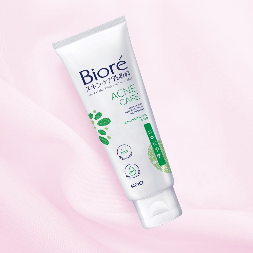 Sữa Rửa Mặt Biore Sạch Mụn & Kháng Khuẩn 100g
