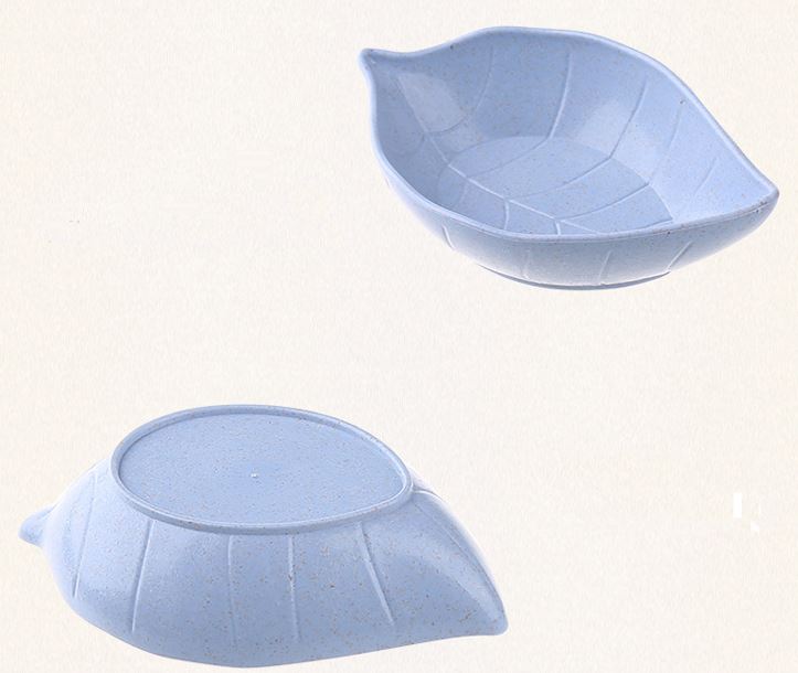 Bát lúa mạch mini hình lá đựng đồ ăn dặm, gia vị, nước chấm