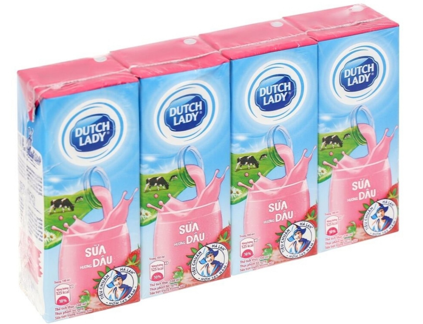 (HCM) LỐC 4 HỘP SỮA CÔ GÁI HÀ LAN 180ML