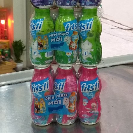 Sữa friti táo/cam/nho/dâu 6chai(Cam)