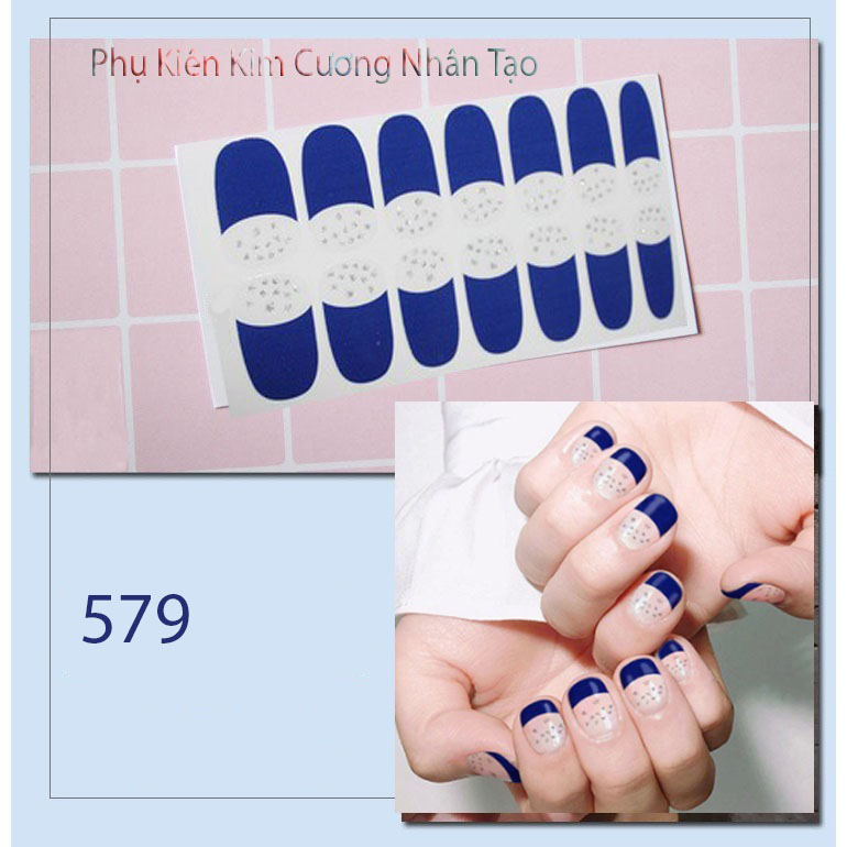 Miếng dán móng tay hoa văn nổi chống thấm nước bền chặt loại 3D như thật - P7
