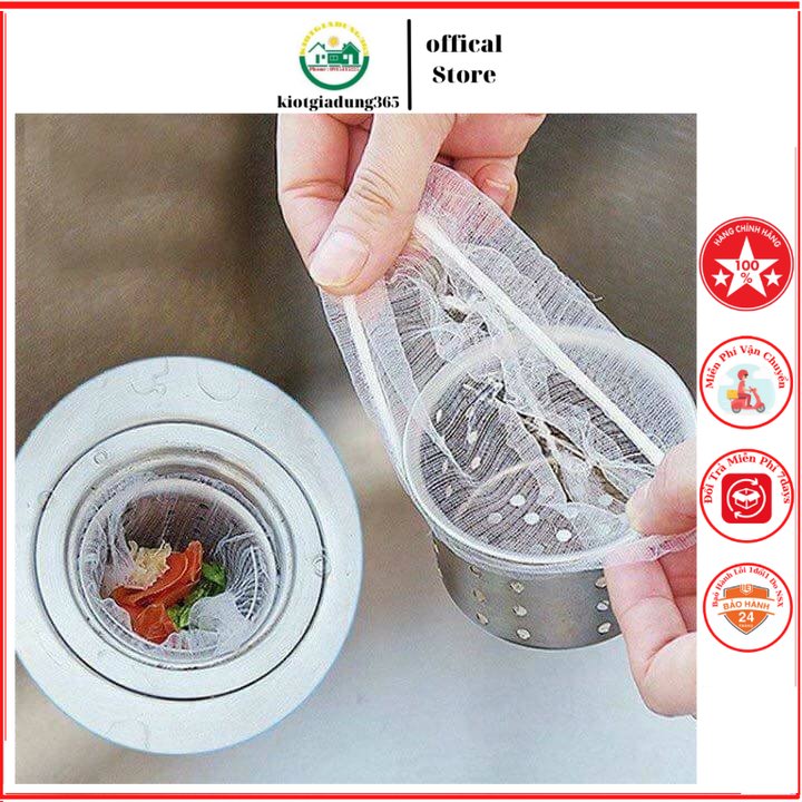 Combo 5 bịch túi lọc rác ,Bộ lọc rác đa năng: giải pháp tiện lợi và hiệu quả để thu gom rác thải