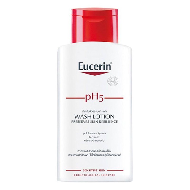 Eucerin Sữa tắm và rửa mặt cho da nhạy cảm pH5 200ml