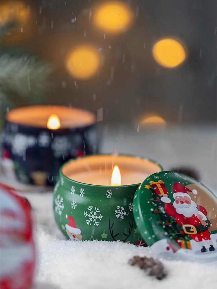 Hộp 4 hũ nến thơm noel