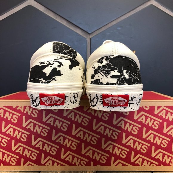 GIÀY VANS ERA SAVE OUR PLANET WHITE BLACK