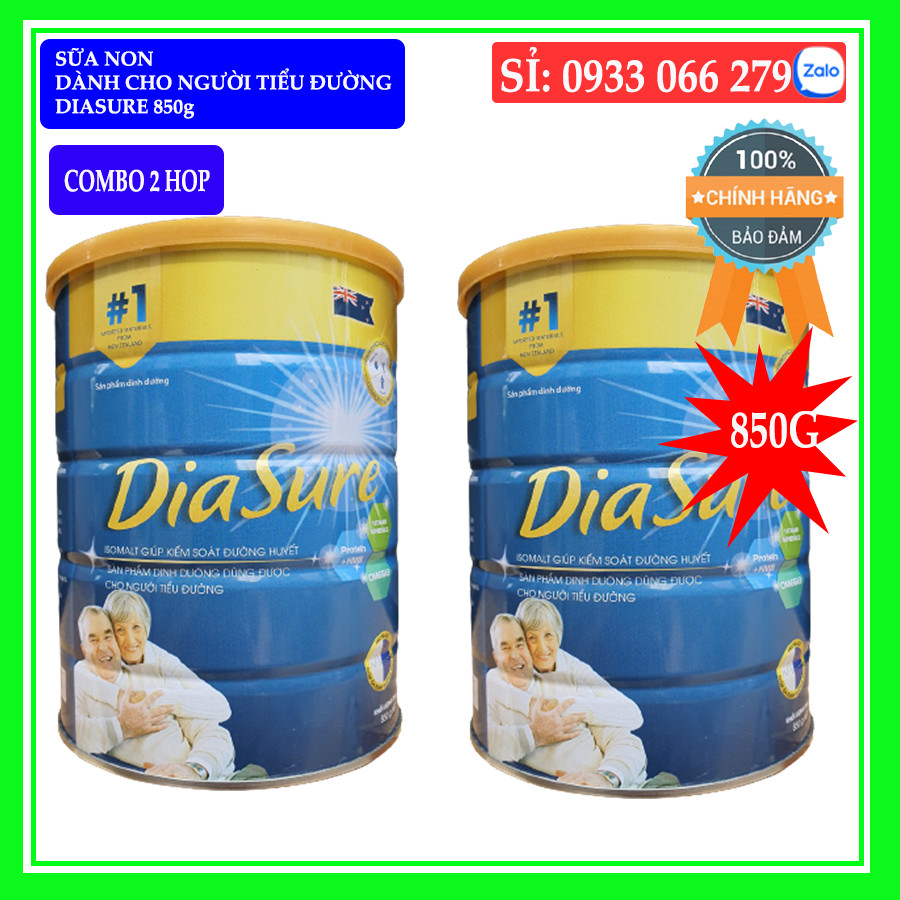 HCMCombo 2 Hộp Sữa Diasure 850g Của New Zealand Sữa Diasure Dành Cho Người