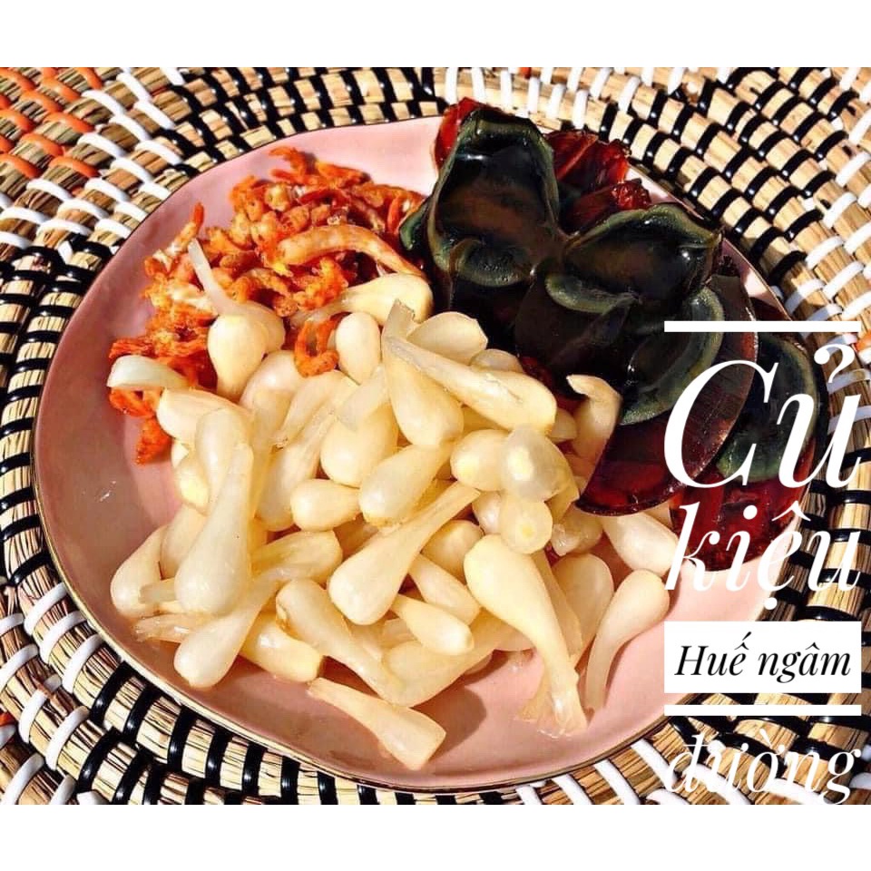 Cụ Kiệu huế ngâm chua ngọt Hủ 500gr