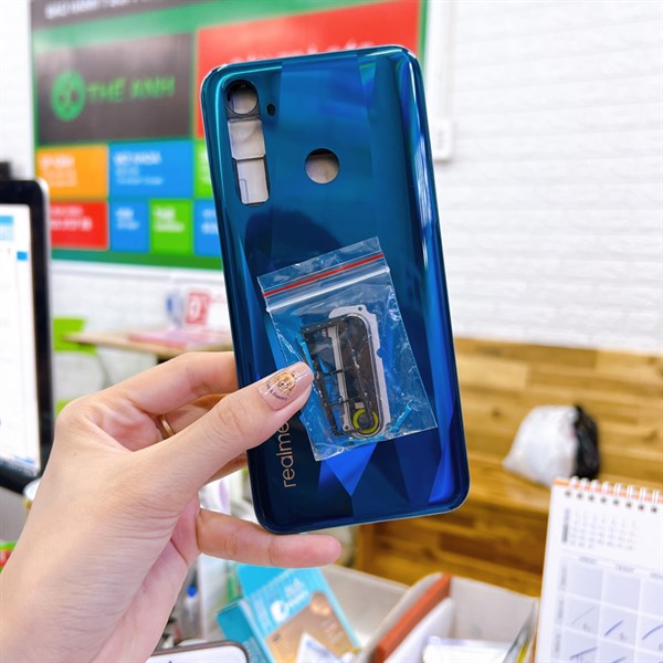 Bộ vỏ Realme 5 Pro zin mấu máy chuẩn
