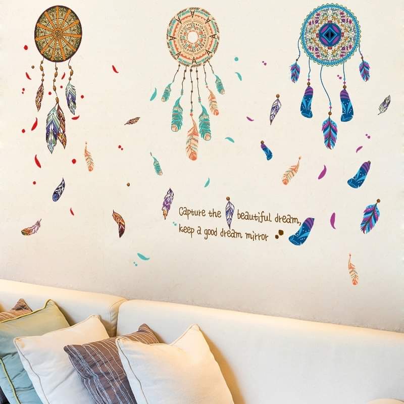 [HCM]DECAL DÁN TƯỜNG CHUÔNG GIÓ VÀ CÔ GÁI XE ĐẠP 2