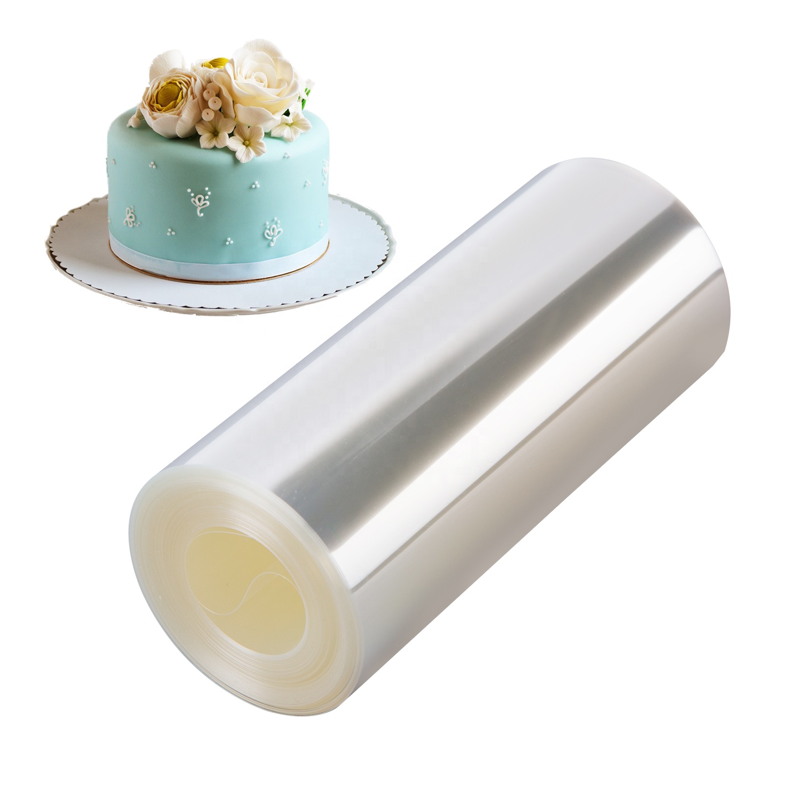Cuộn mica bọc thành bánh mousse 2 size không lõi (6cm và 8cm)