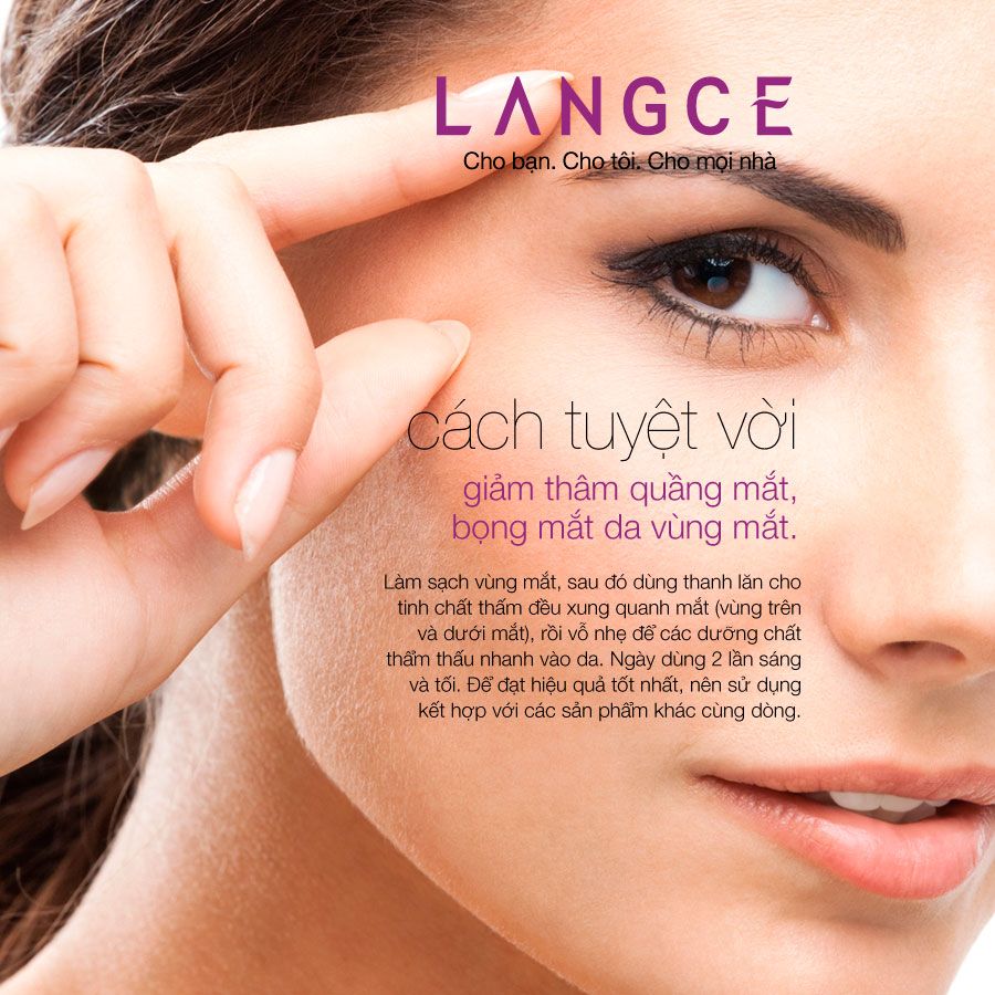THANH LĂN MẮT 4D TINH CHẤT LÀM ĐẸP DA COLLAGEN+ 15ml LANGCE
