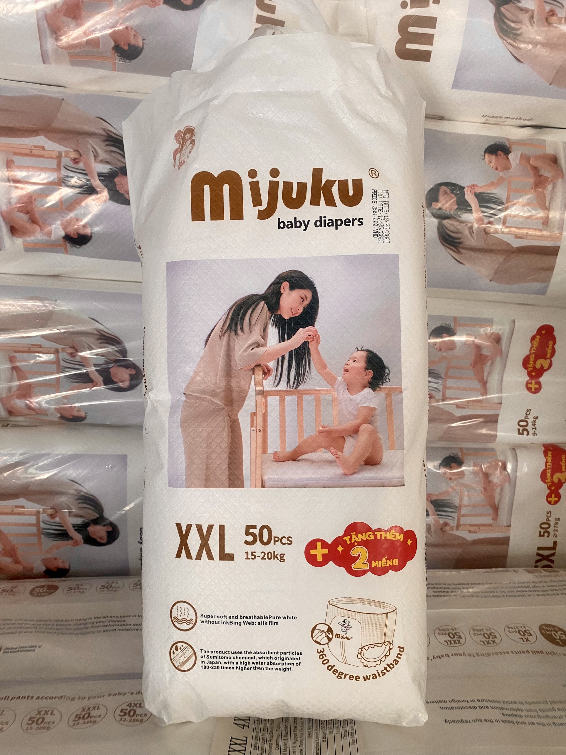 HCM BỈM DÁN / QUẦN MIJUKU 50M