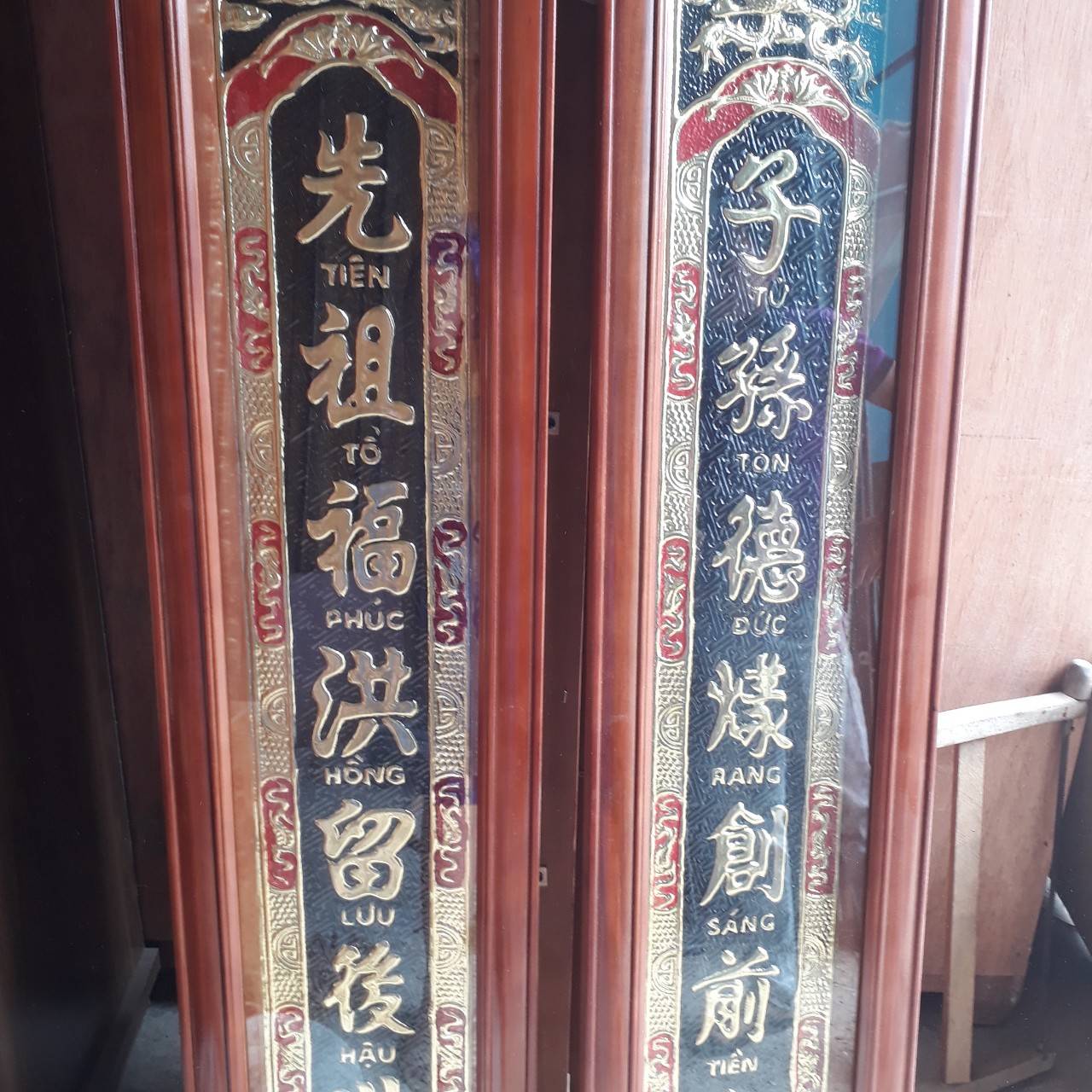 Bộ cuốn thư câu đối 1,72 m
