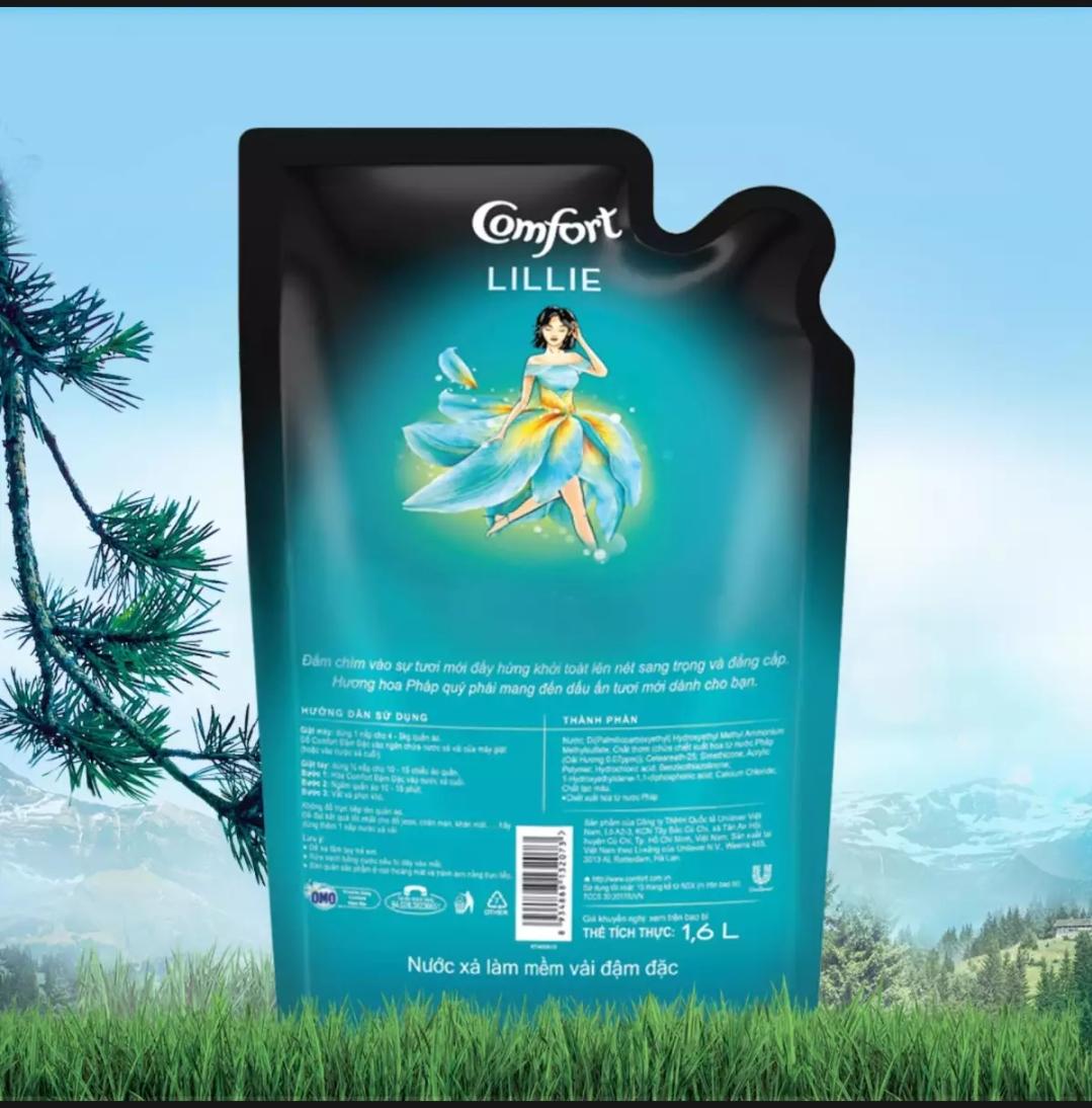 [HCM]nước xả comfort tinh dầu xanh 1.6 lít