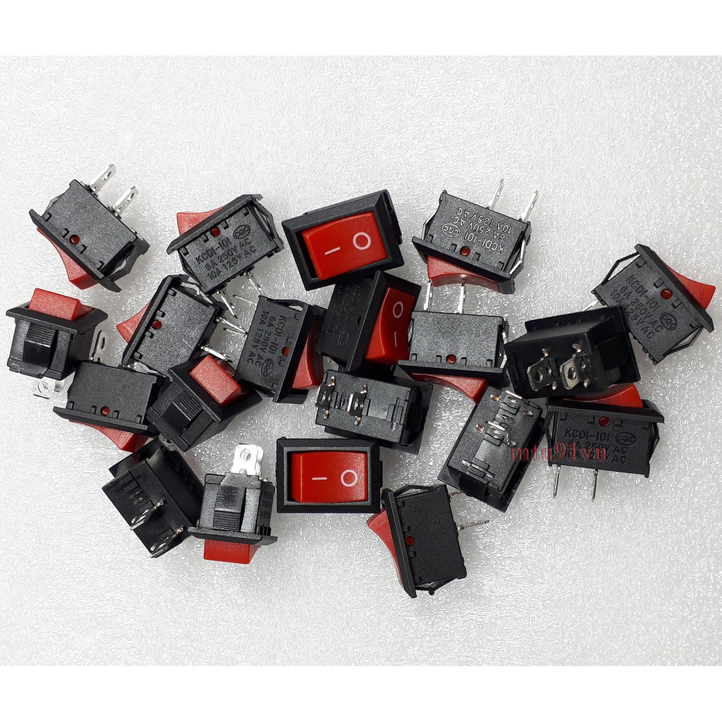 Công Tắc Bập Bênh KCD1-101 2P - 250V 6A.