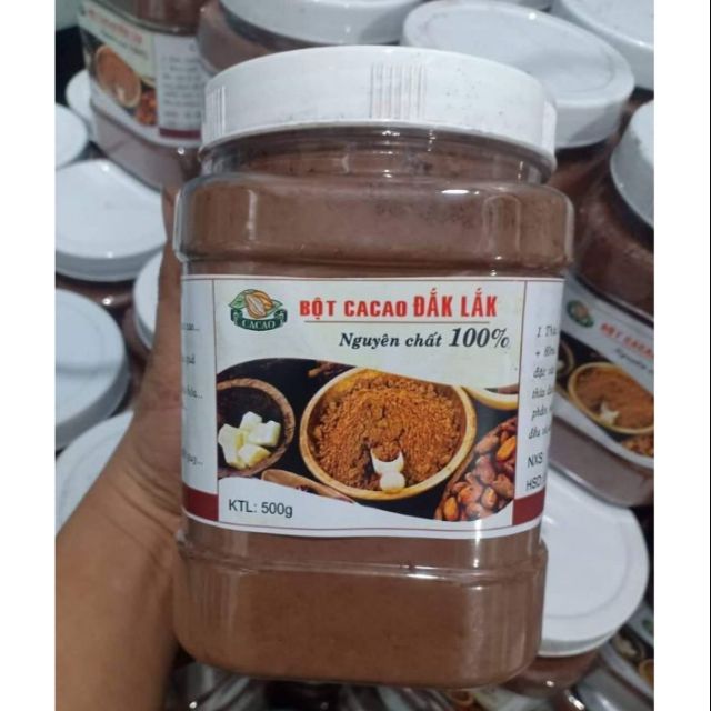 Bột ca cao nguyên chất 100% từ Đăk Lăk 500g
